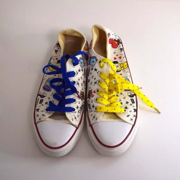 BT21 BTS Doodle Low Top Sneakers - Picture 3 of 6